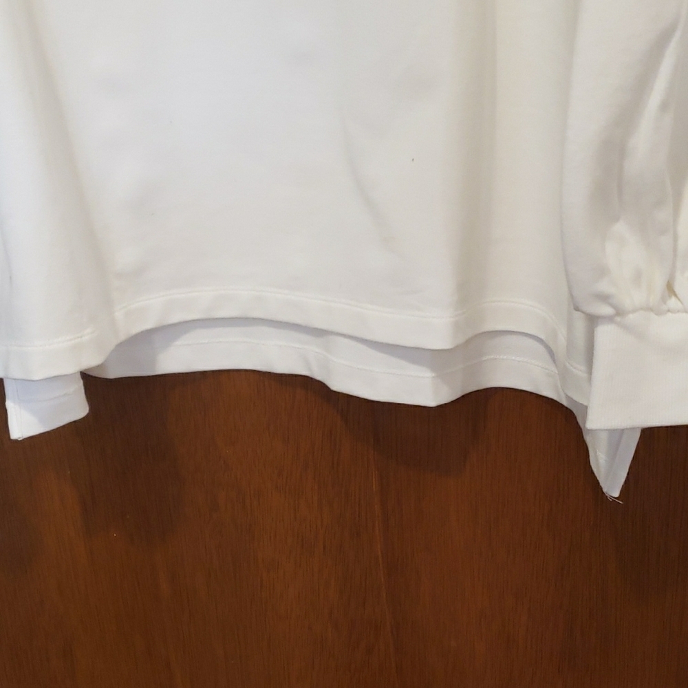 a.n.a Women's Elegant Cream Puff Sleeve Top- XL - Picture 7 of 10
